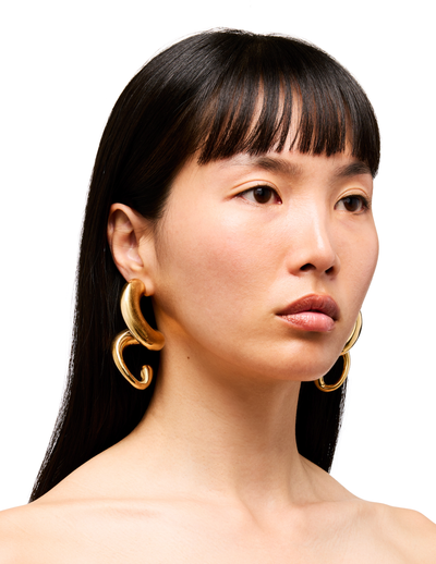 Hugo Kreit Pistil Spiral Earrings
