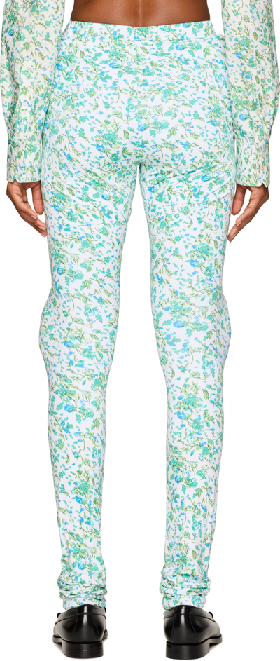 Duran Lantink Printed Flowers Padded Jersey Leggings