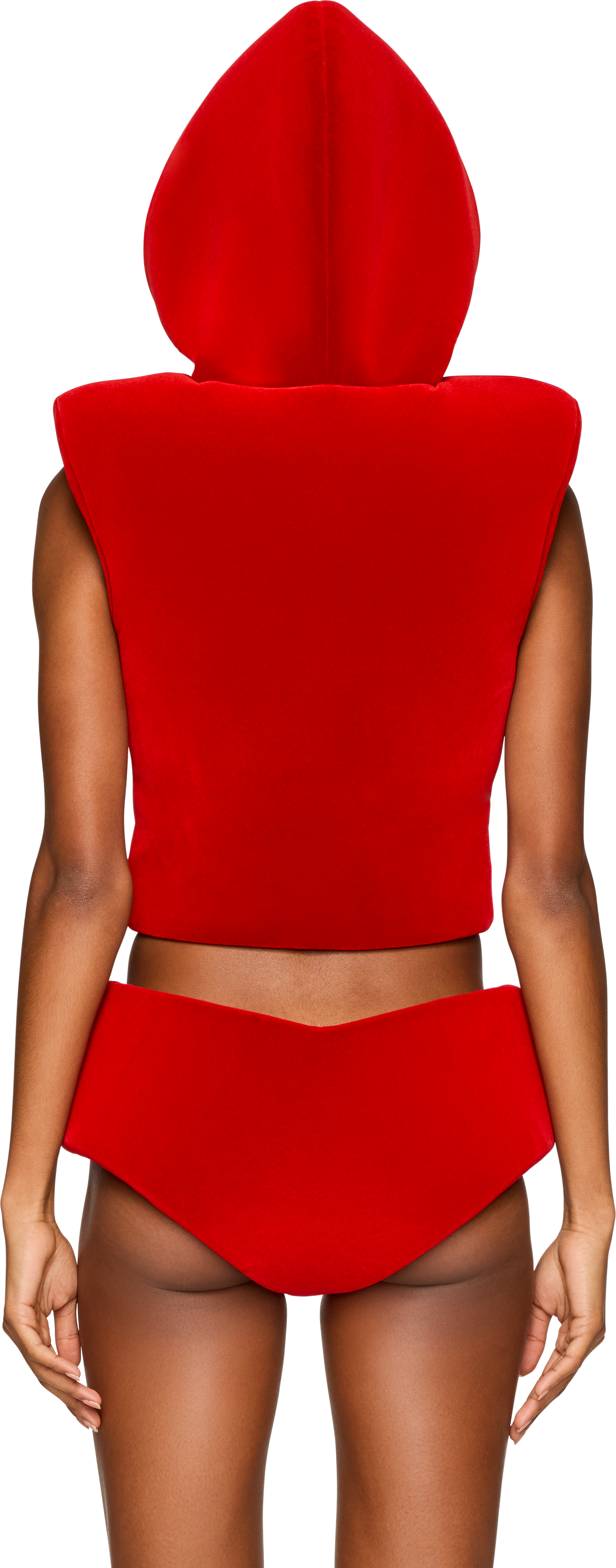 Duran Lantink Padded Waistcoat Hoodie