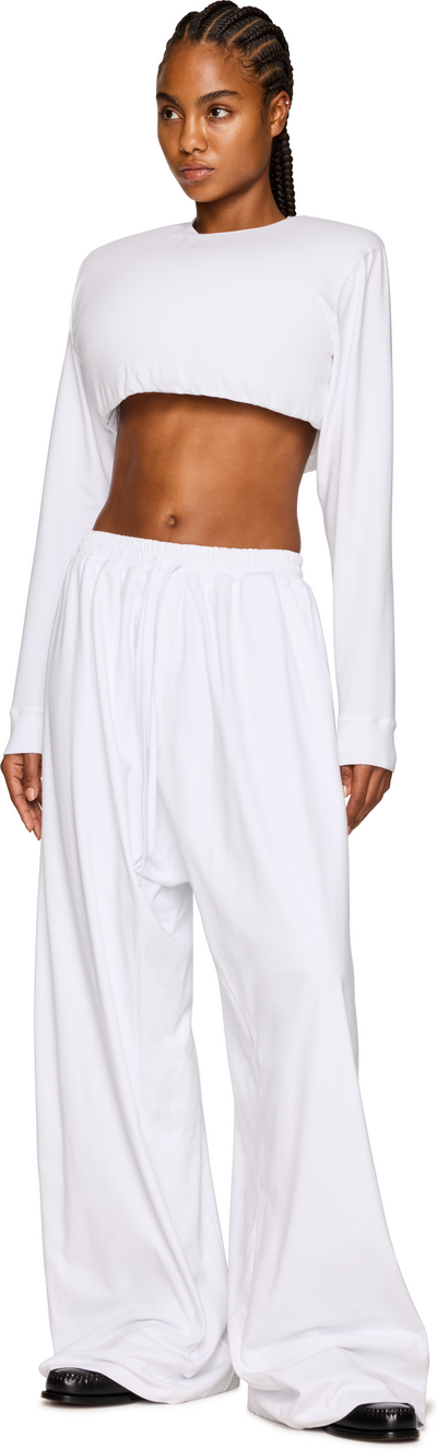 Duran Lantink Padded Jersey Cropped Top