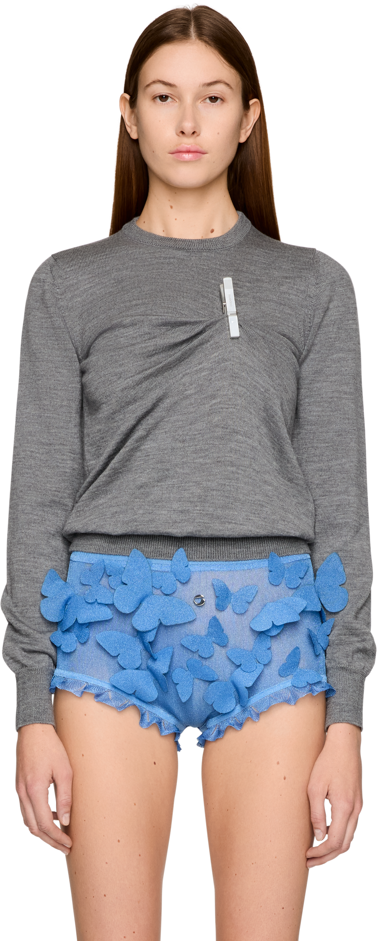 Picture of Washing Clip Knit Sweater