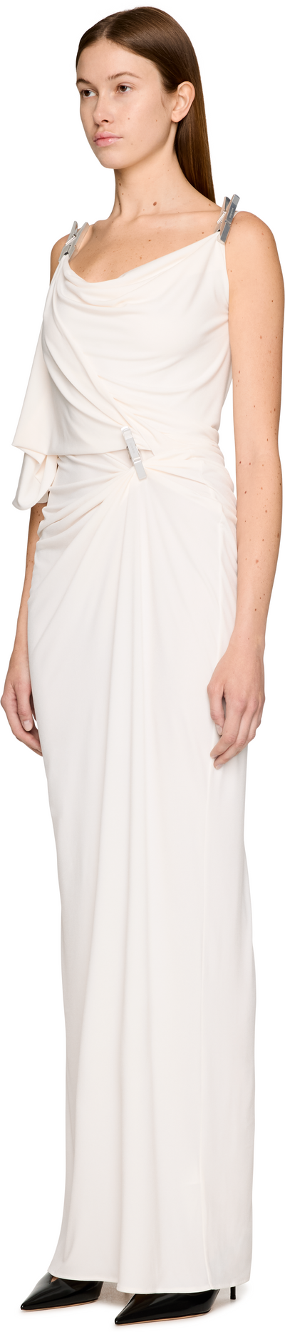 Coperni Washing Clip Gala Maxi Dress