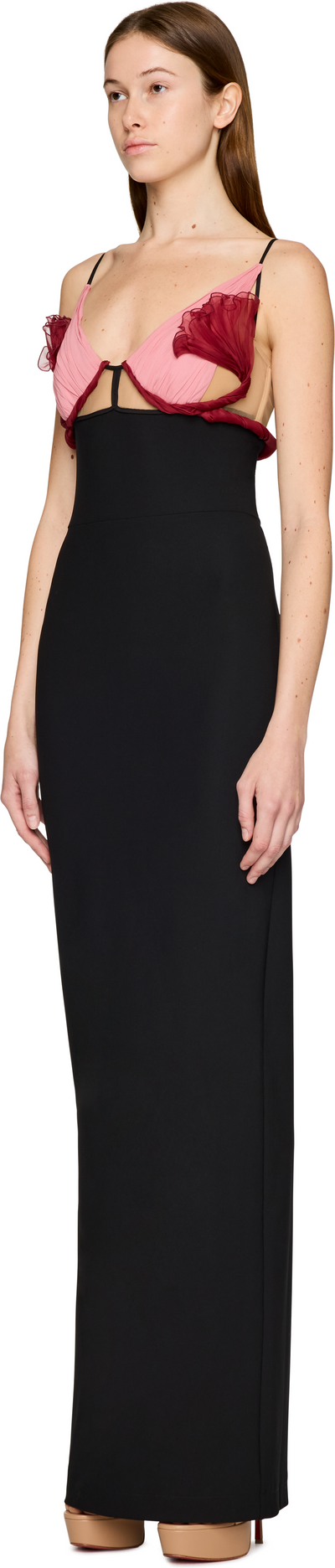 Nensi Dojaka Evie Petal Maxi Dress