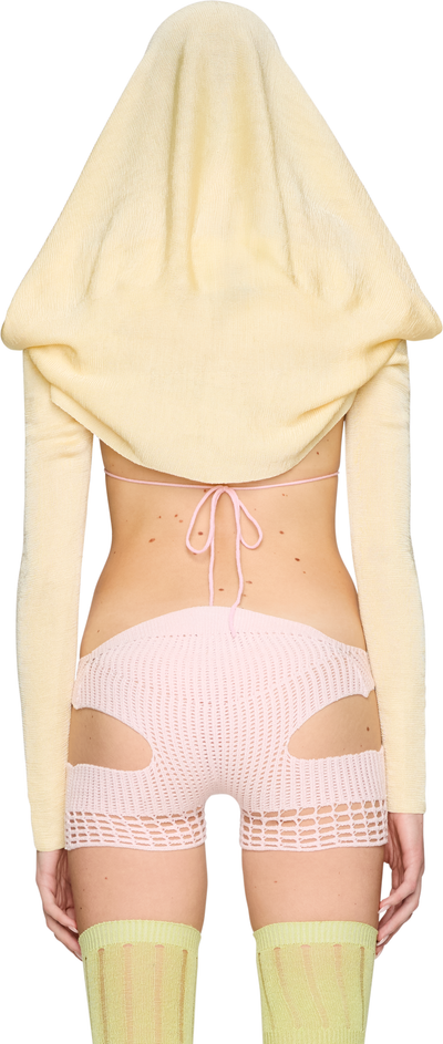 Isa Boulder Lowhood Shrug Top