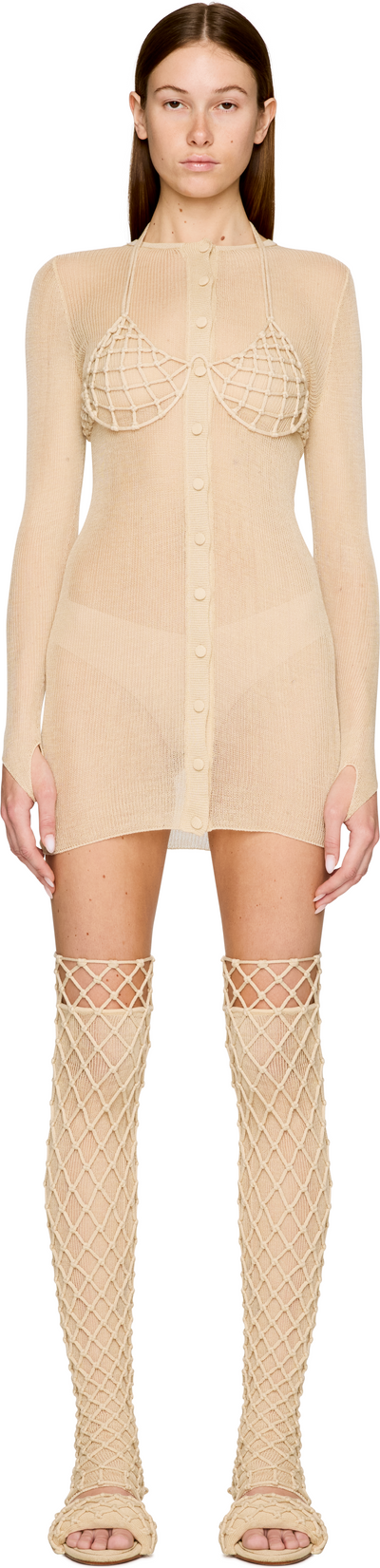 Isa Boulder Ricepaper Cardigan Mini Dress
