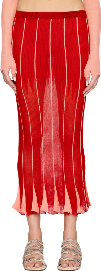 Isa Boulder Pleating Maxi Skirt