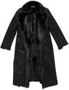 Picture of Faux Fur Trench Coat