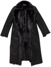 Picture of Faux Fur Trench Coat
