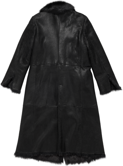 Gucci By Tom Ford Faux Fur Trench Coat