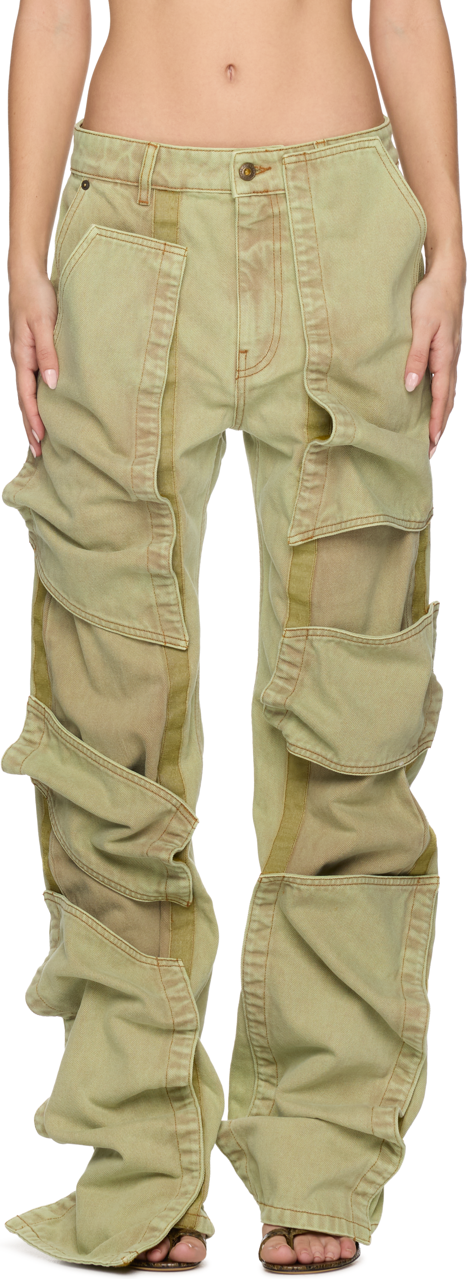 Y/Project Velcro Multi Panel Jeans