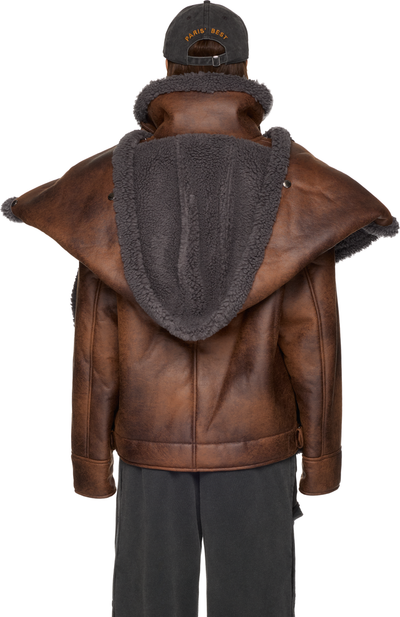 Y/Project Snap Off Panel Hood Aviator Jacket