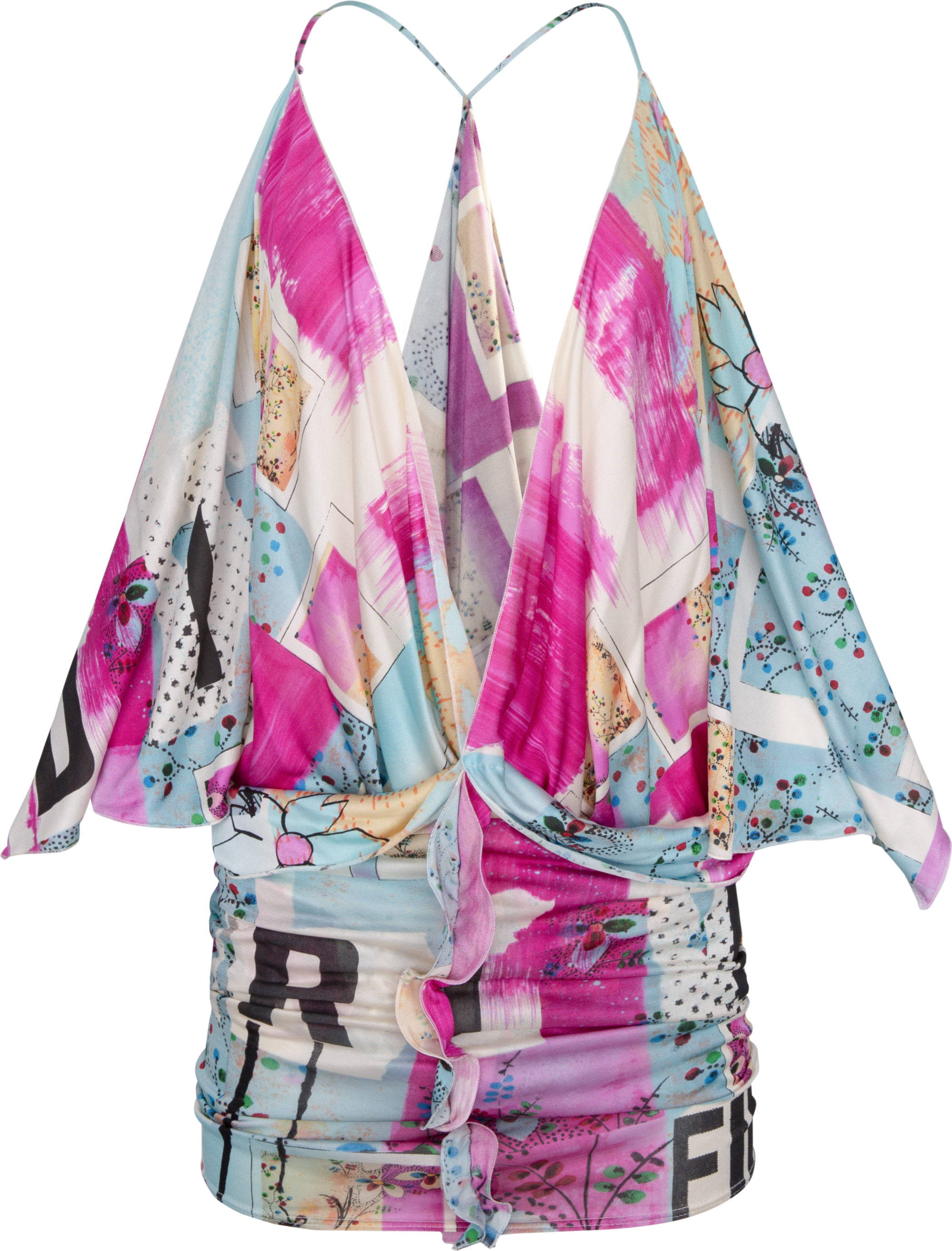 Picture of Printed Logo Graffiti Dress