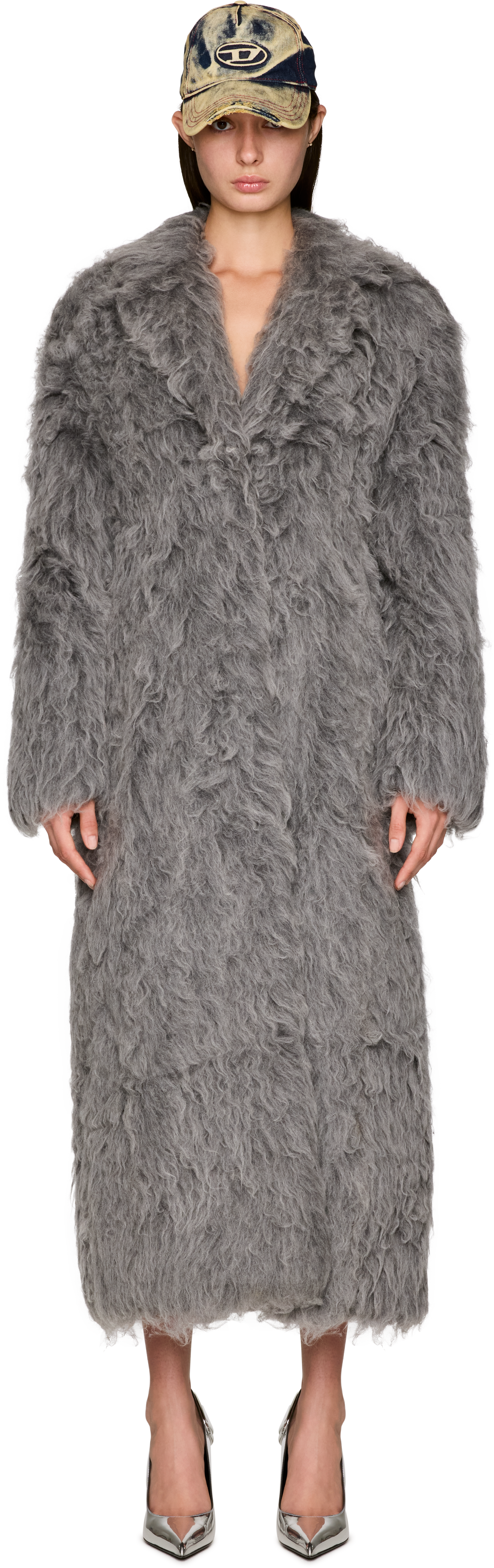 Picture of W-Glamo-R1 Faux-Fur Coat