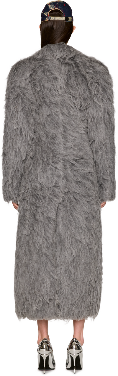Diesel W-Glamo-R1 Faux-Fur Coat