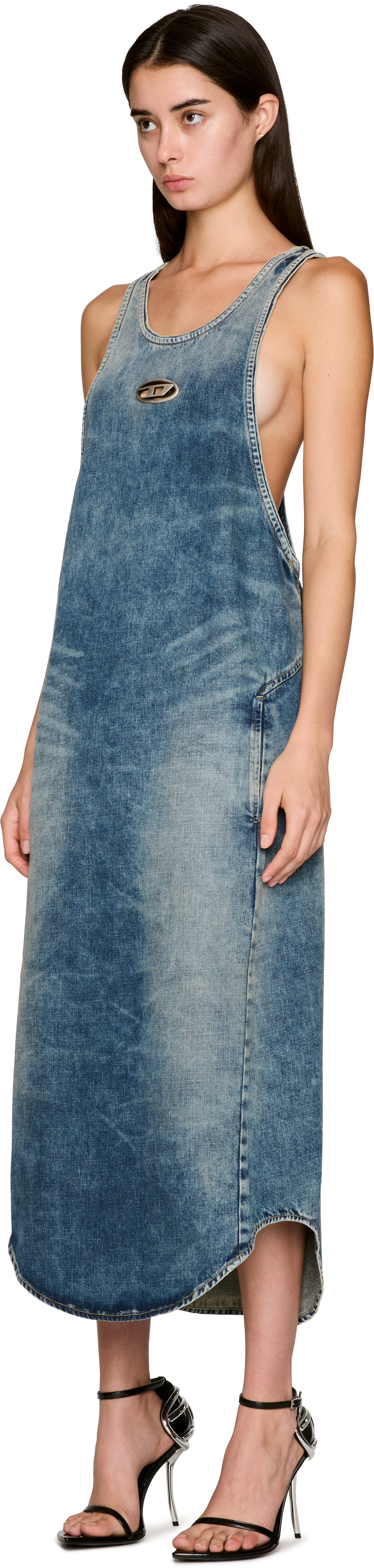 Diesel De-Mariana-S Denim Maxi Dress