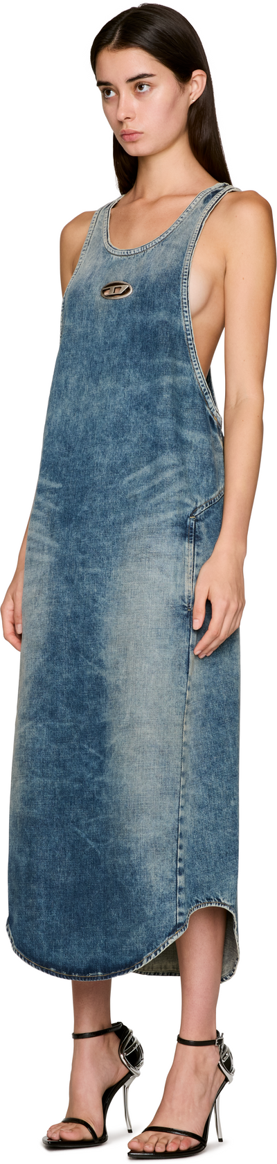 Diesel De-Mariana-S Denim Maxi Dress