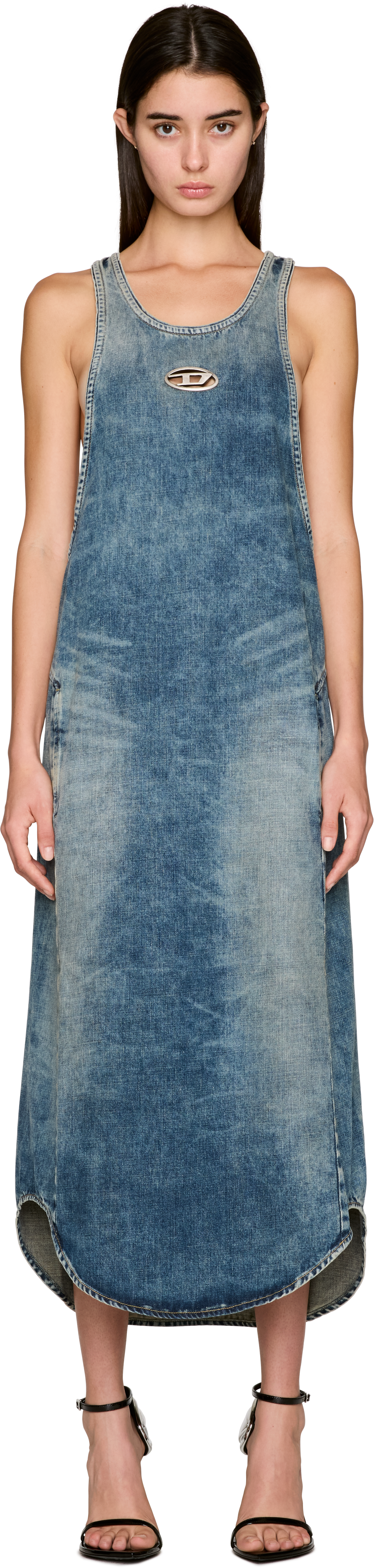 Picture of De-Mariana-S Denim Maxi Dress