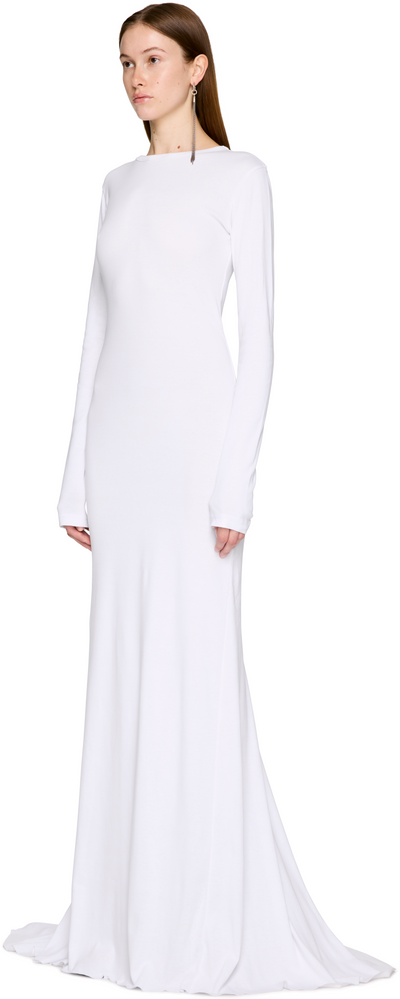 Ann Demeulemeester Jesse Long Sleeve X-Long Flare Maxi Dress