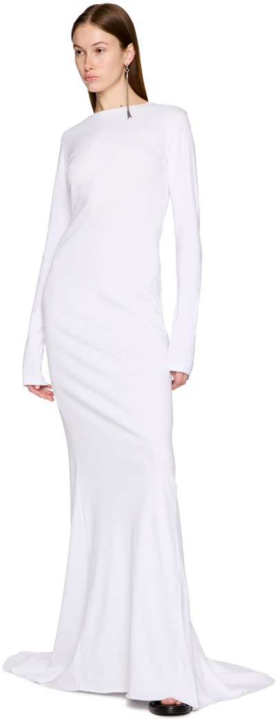 Ann Demeulemeester Jesse Long Sleeve X-Long Flare Maxi Dress