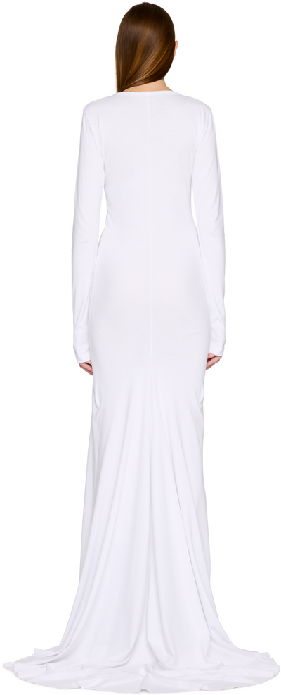 Ann Demeulemeester Jesse Long Sleeve X-Long Flare Maxi Dress