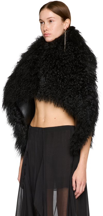 Ann Demeulemeester Bereta Shearling Waistcoat Vest