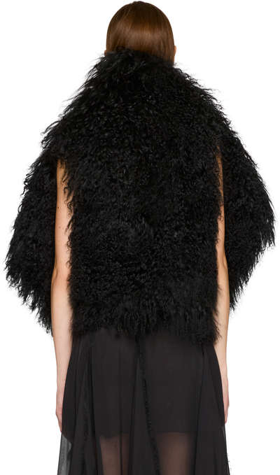 Ann Demeulemeester Bereta Shearling Waistcoat Vest
