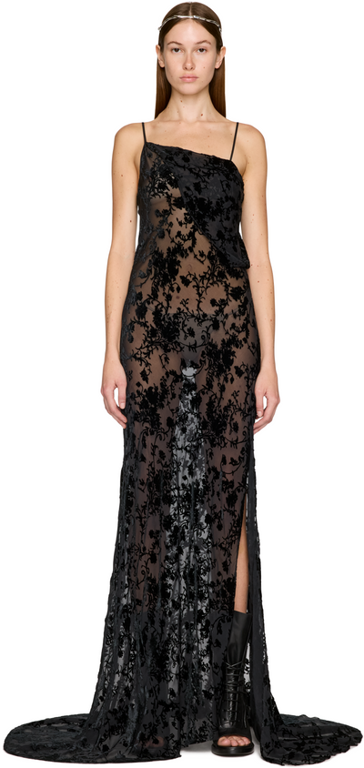 Ann Demeulemeester Aaricia Long Bias Slip Maxi Dress