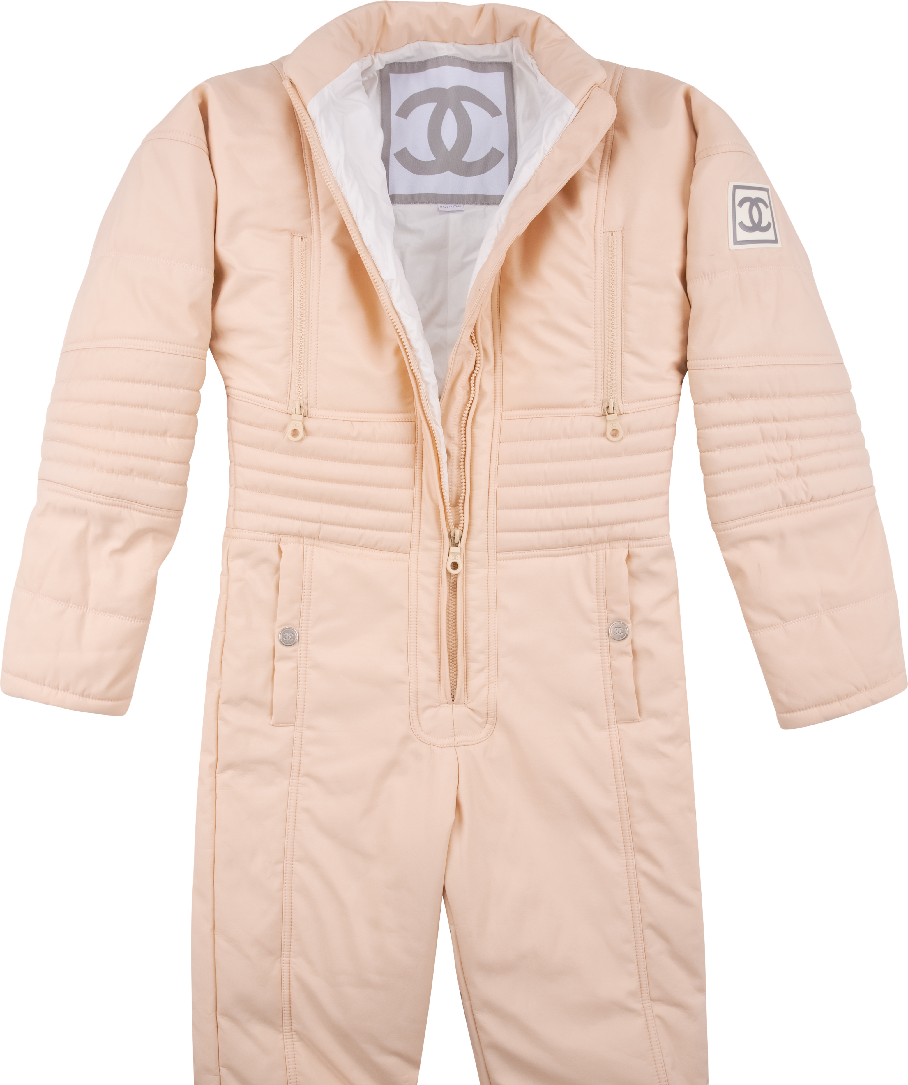 Chanel Logo Quilted Ski Suit
