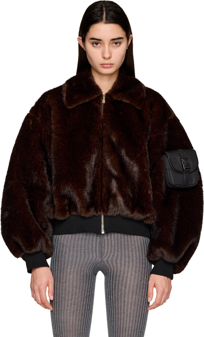 Coperni Faux Fur Bomber Jacket