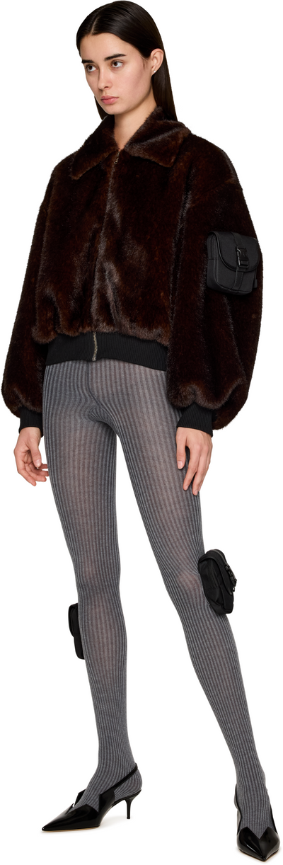 Coperni Faux Fur Bomber Jacket