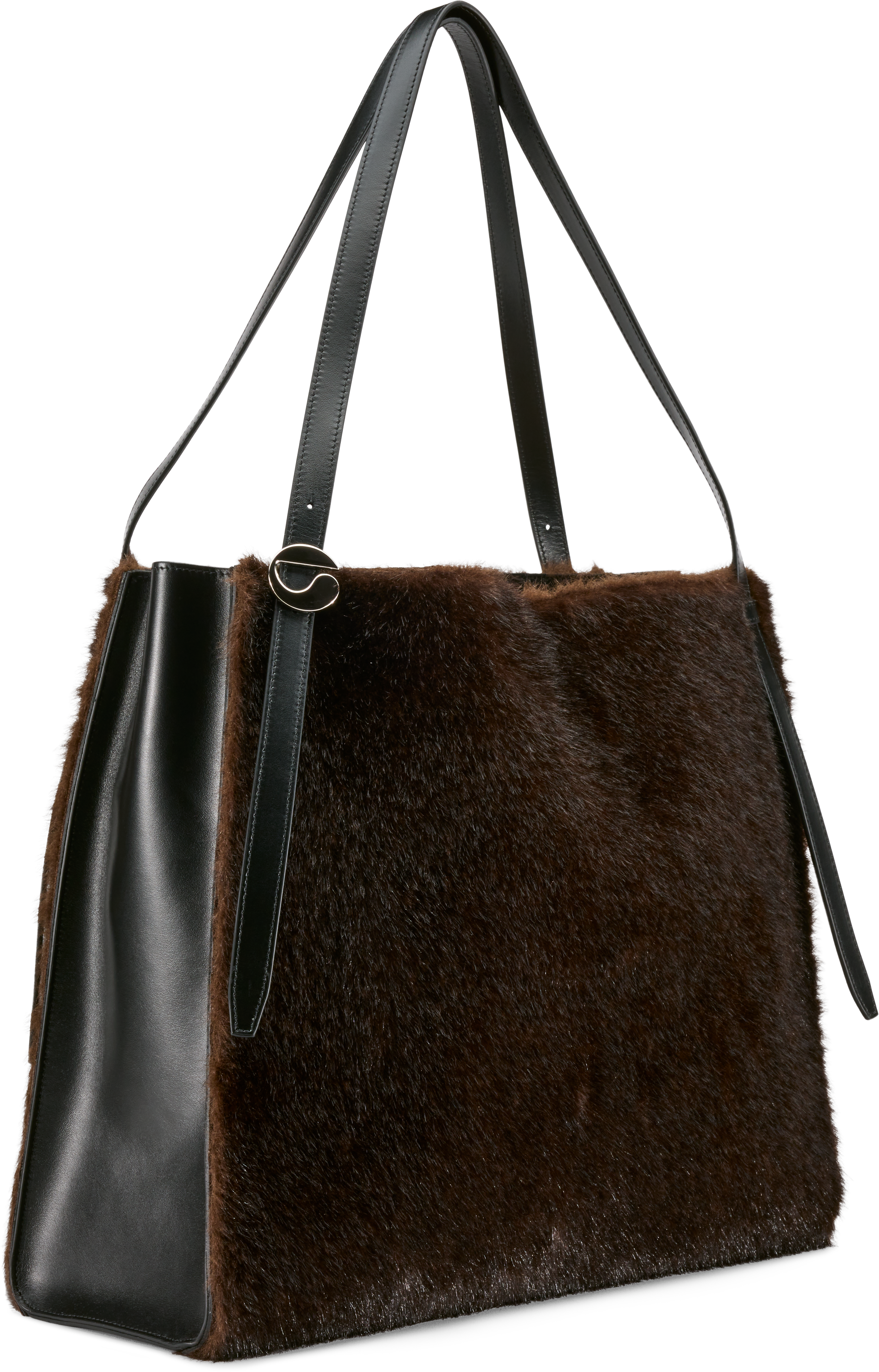 Coperni Faux Fur Belt Tote Bag