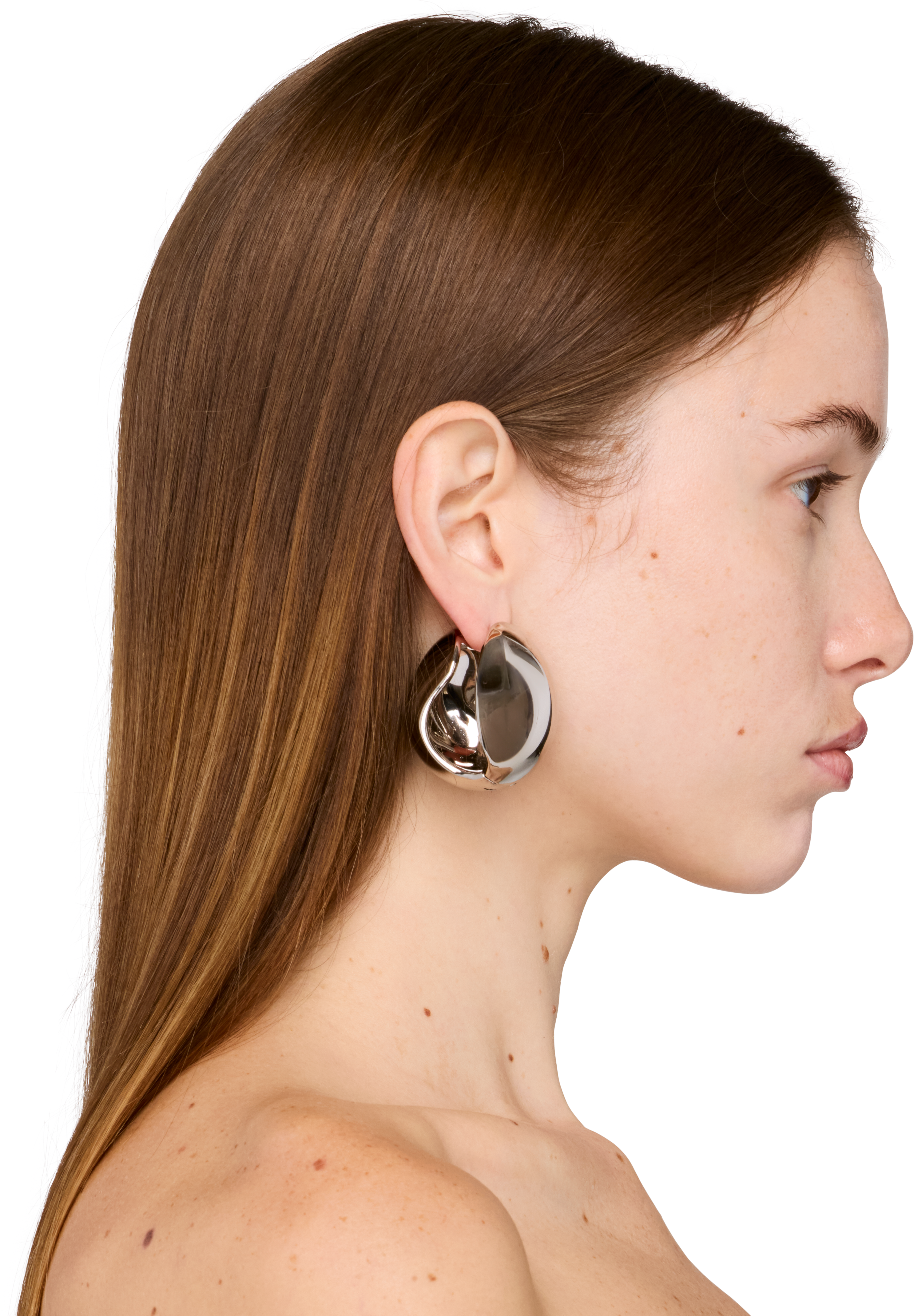 Coperni XL Logo Creole Earrings