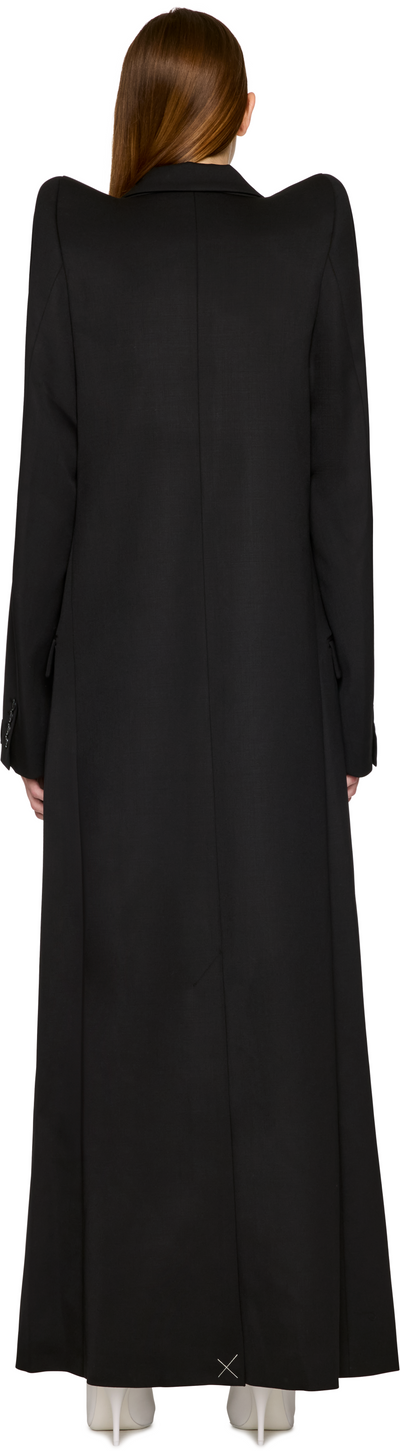 VETEMENTS Tight Shoulder Tailored Trench Coat