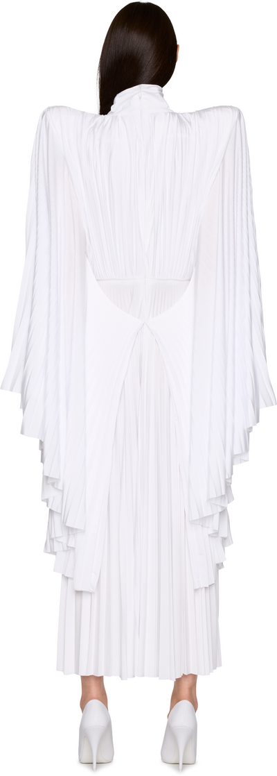 VETEMENTS Tight Shoulder Plisse Maxi Dress