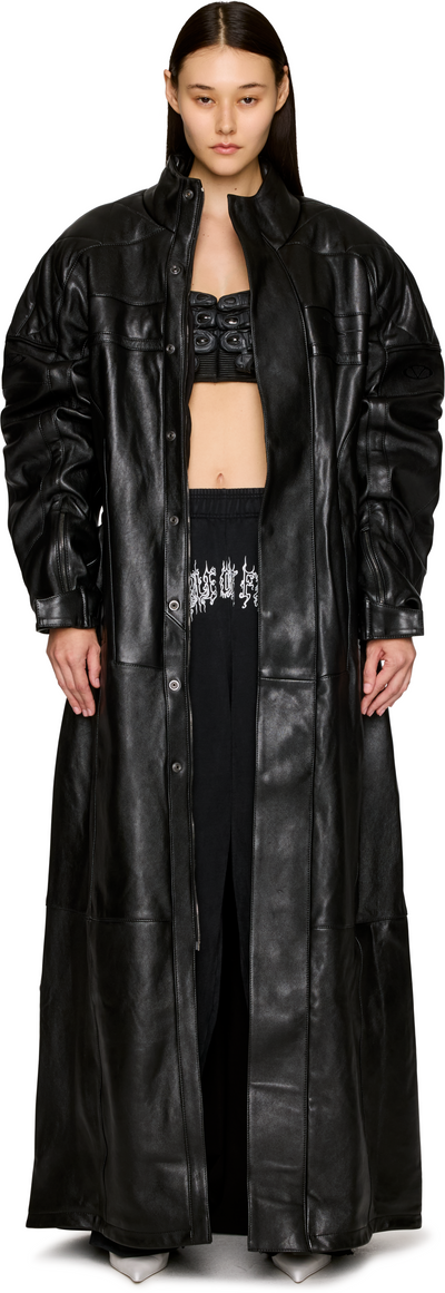 VETEMENTS Moto Leather Coat