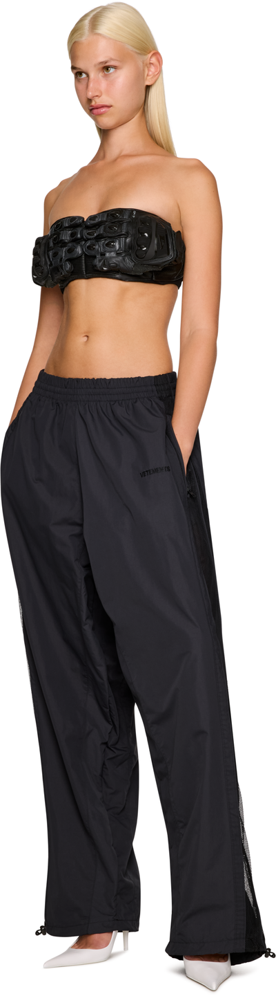 VETEMENTS 50/50 Mesh Panel Track Pants