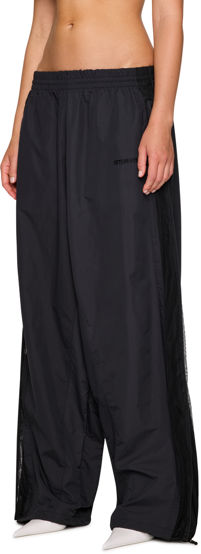 VETEMENTS 50/50 Mesh Panel Track Pants