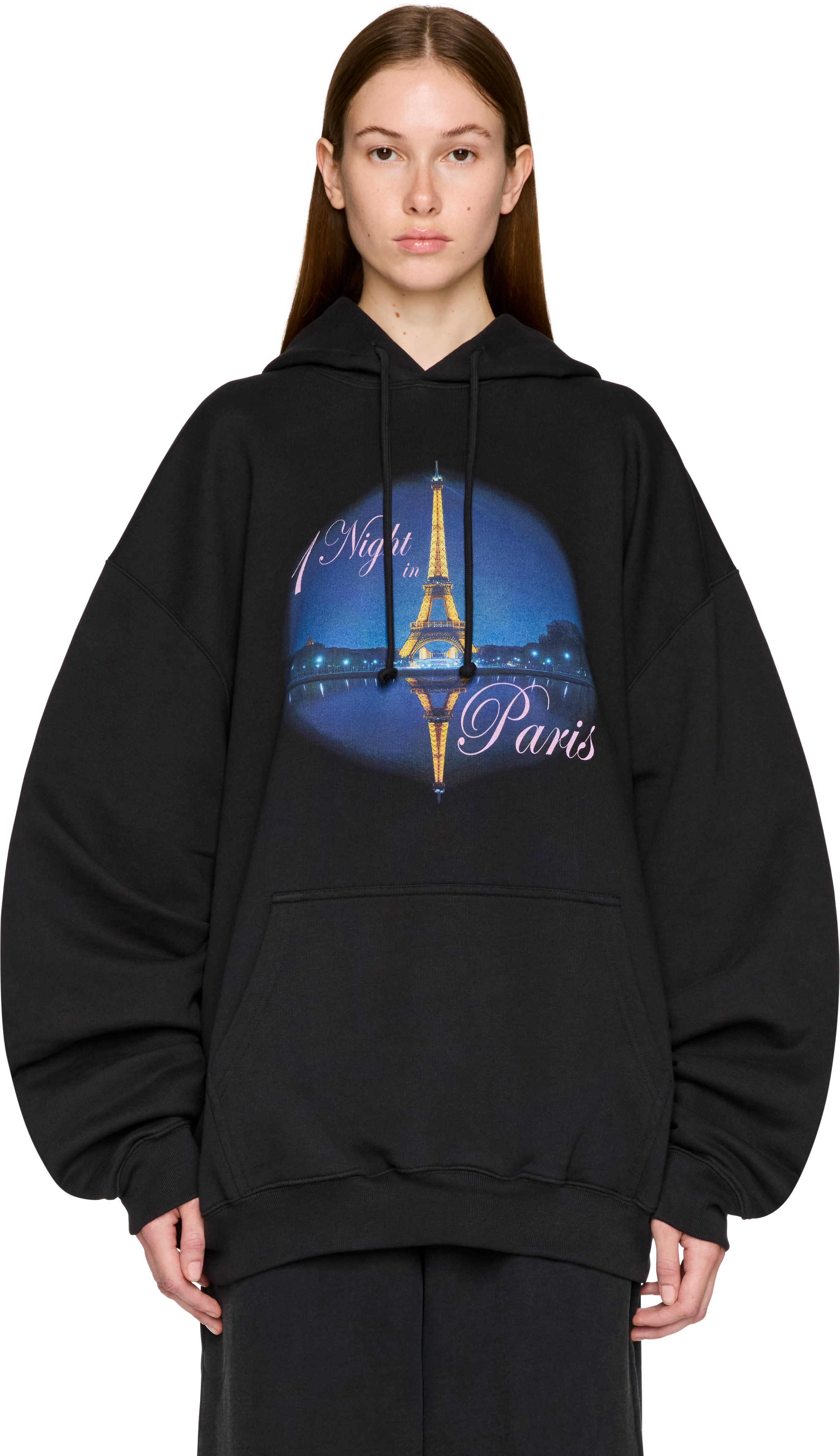 Picture of Night In Paris Oversized Hoodie