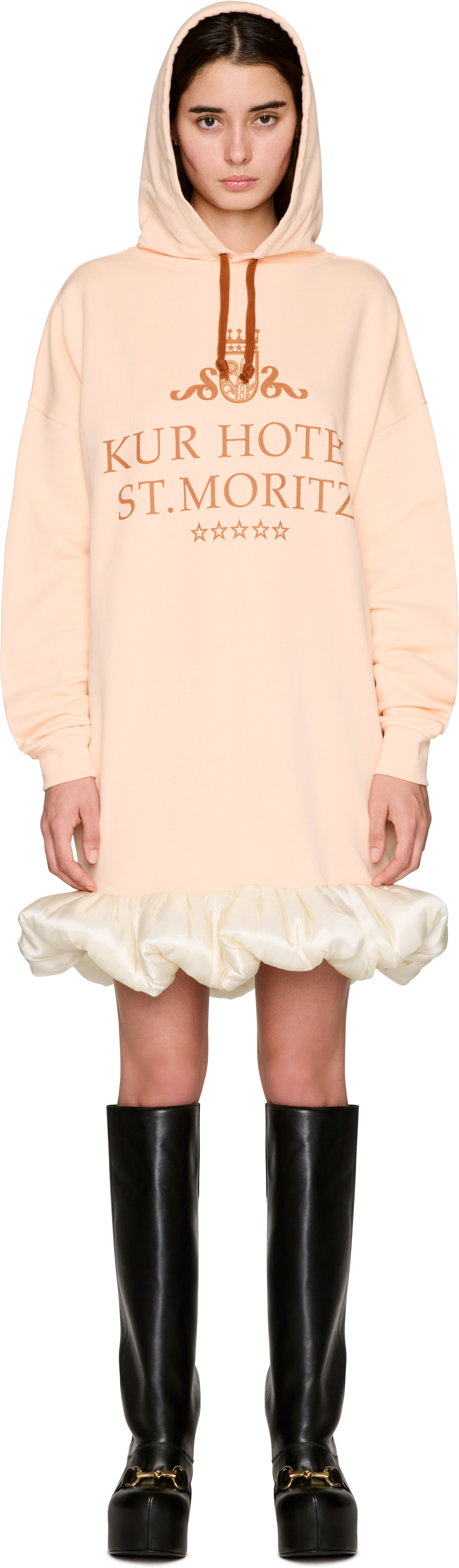 Picture of 'Kur Hotel St. Moritz' Hoodie Mini Dress
