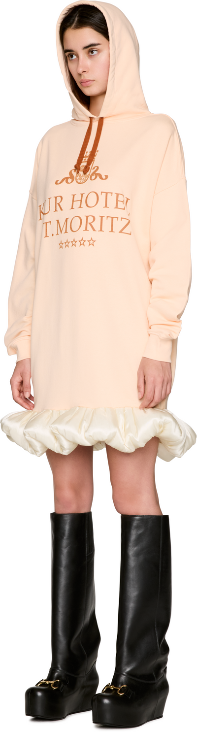 Laura Andraschko 'Kur Hotel St. Moritz' Hoodie Mini Dress