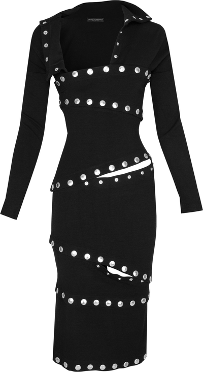 Dolce & Gabbana Snap Convertible Knit Dress