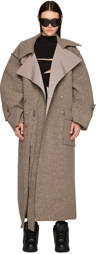 Ottolinger Scuba Oversized Split Trench Coat
