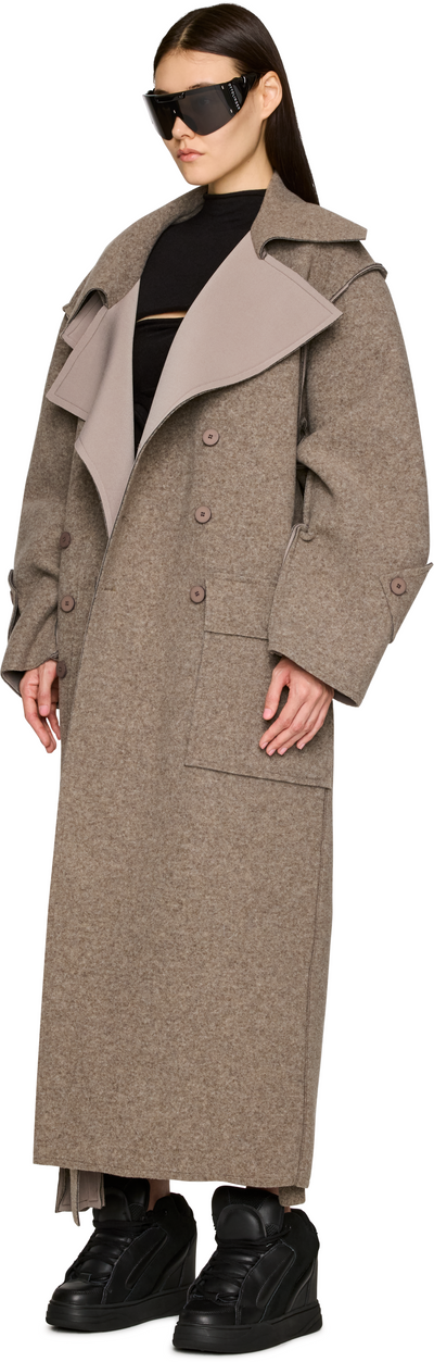 Ottolinger Scuba Oversized Split Trench Coat