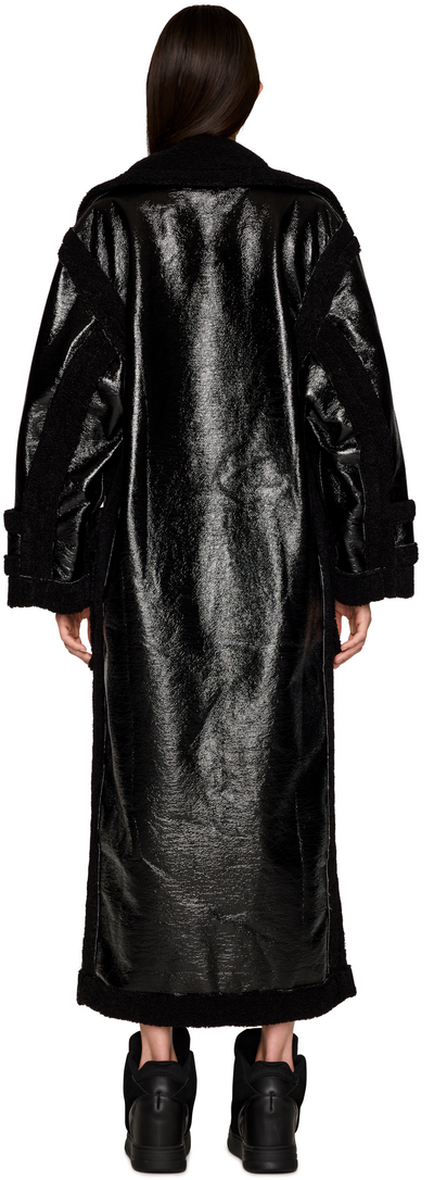 Ottolinger Oversized Split Faux-Leather Coat