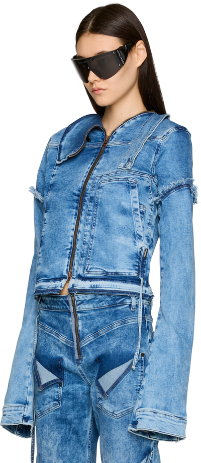Ottolinger Drape Collar Denim Jacket