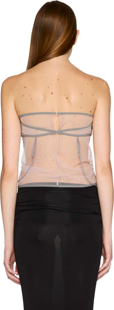 Nensi Dojaka Upside Down Pleated Bra Top