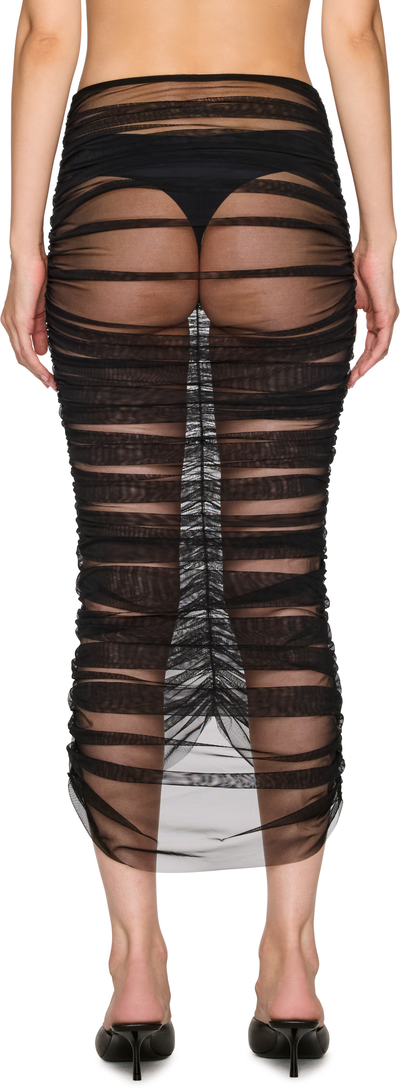 Nensi Dojaka Ruched Midi Skirt