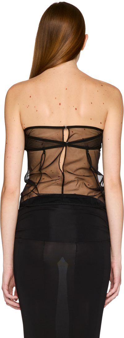 Nensi Dojaka Upside Down Pleated Bra Top