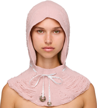 Picture of Laddering Wool Ribbon Hood Balaclava
