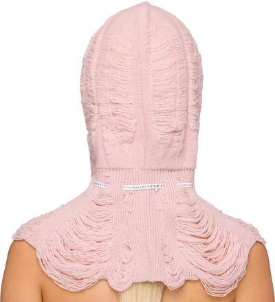 Rui Laddering Wool Ribbon Hood Balaclava